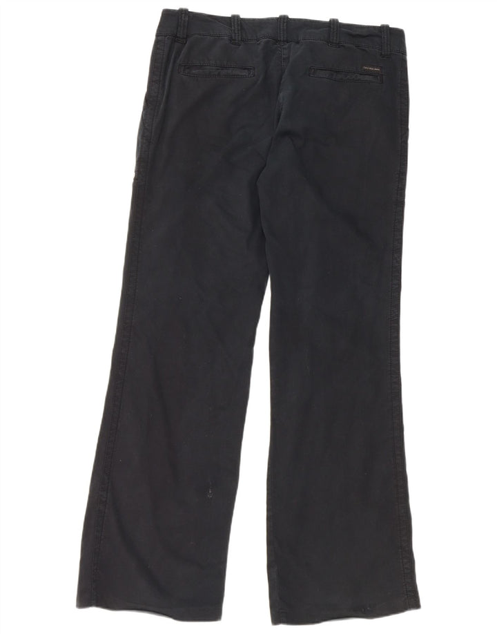 Calça feminina Calvin Klein Bootcut W31 L30 algodão preto