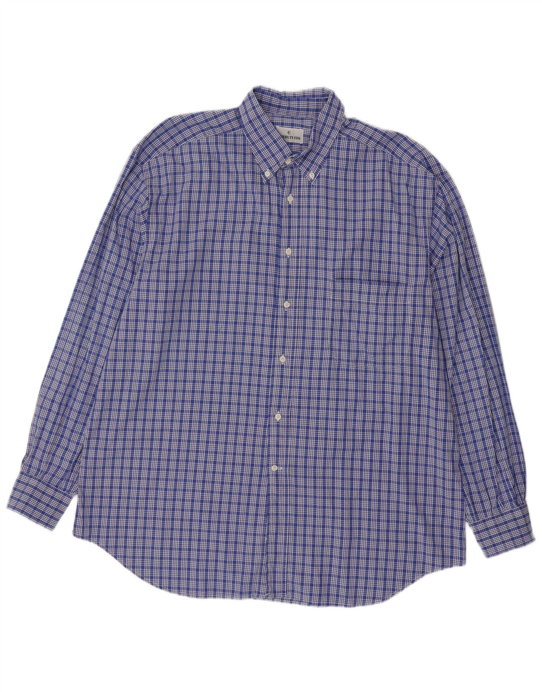 Camisa masculina Cerruti 1881 XL xadrez azul