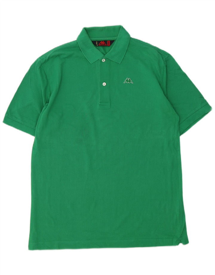 Camisa polo Kappa masculina La Polo verde médio algodão