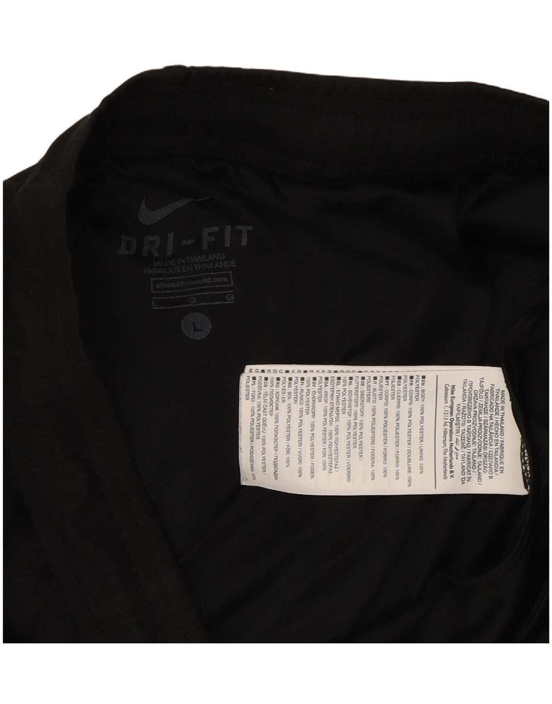 Nike Mens Dri Fit Sport Shorts Grande Poliéster Preto