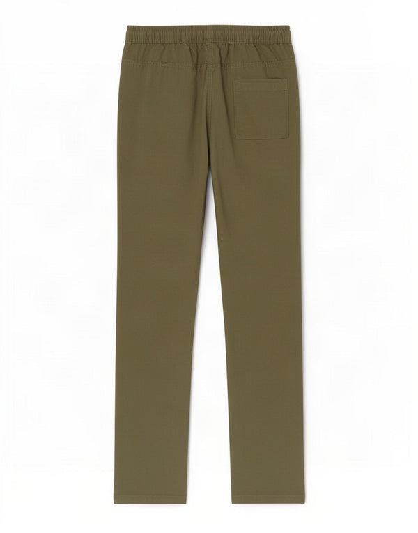 Calças Chino retas para meninos Marks & Spencer 13-14 anos W28 L29 Caqui