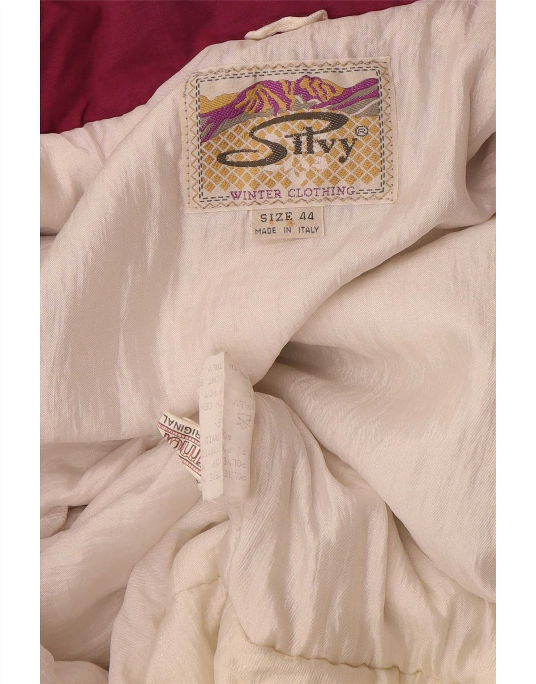 Macacão de esqui feminino Silvy com capuz solto IT 44 bloco de cor branco médio