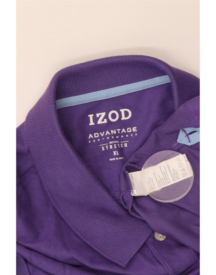 Camisa polo masculina IZOD XL algodão roxo