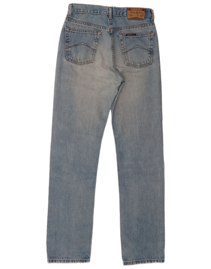 Calça Jeans Carrera Masculina Distressed Slim W31 L33 Azul Algodão