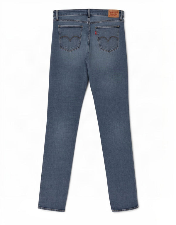 Calça jeans feminina Levi's 712 Slim W32 L34 azul algodão