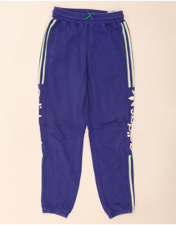 Adidas Mens Graphic Calças de treino Joggers Pequeno Roxo Algodão