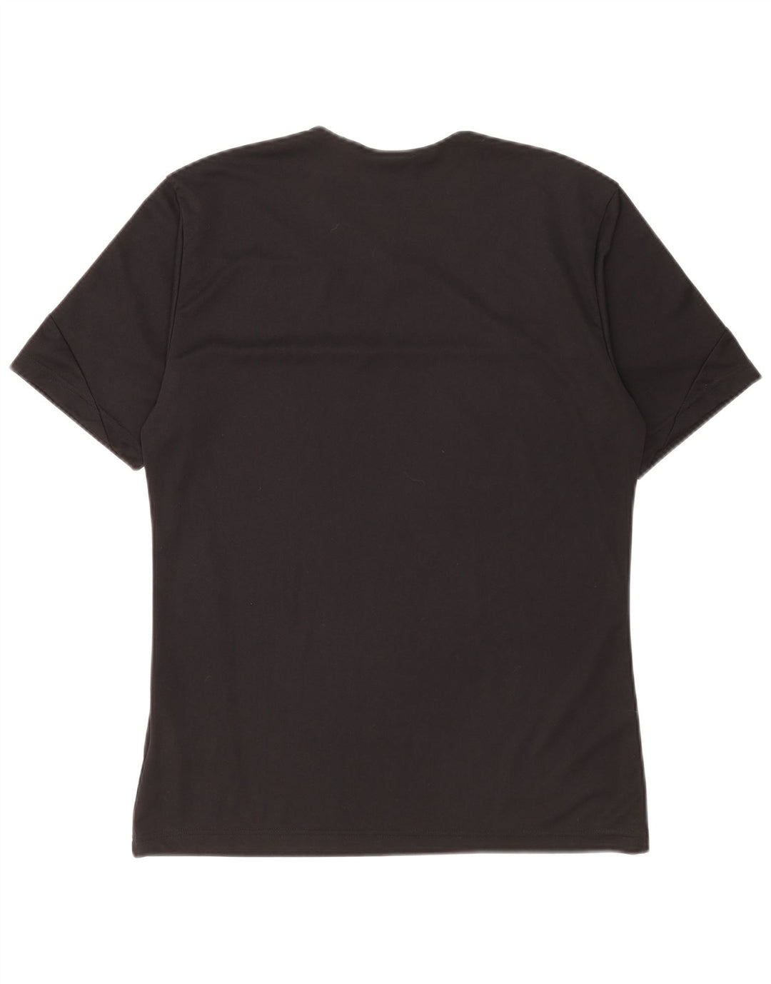 Adidas Mens Climalite Camiseta Top Pequeno Preto Colorblock Poliéster