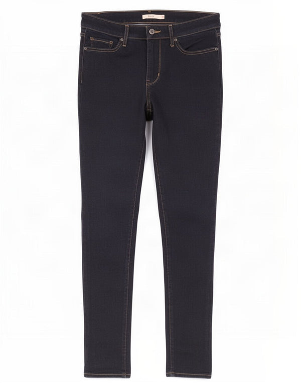 Calça jeans feminina Levi's 711 skinny W29 L32 azul marinho algodão