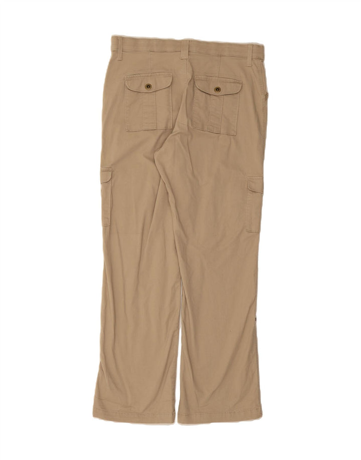 LEE Womens Straight Cargo Trousers US 14 XL W34 L32 Beige Cotton Vintage Lee and Second-Hand Lee from Messina Hembry 
