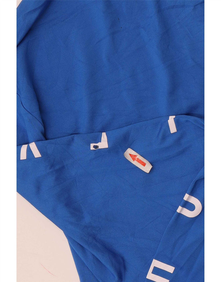 Hurley Mens Graphic Top Manga Longa XL Azul Poliéster