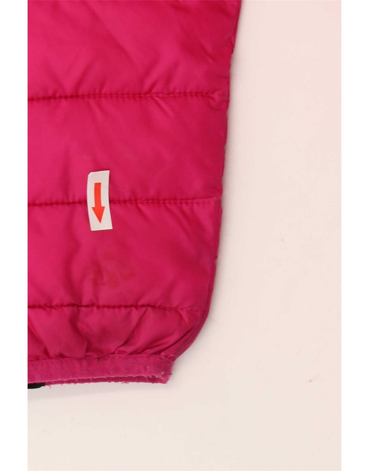 Jaqueta acolchoada com capuz Ellesse para meninas 12-13 anos poliéster rosa