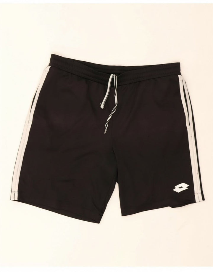 Lotto Mens Sport Shorts Médio Preto