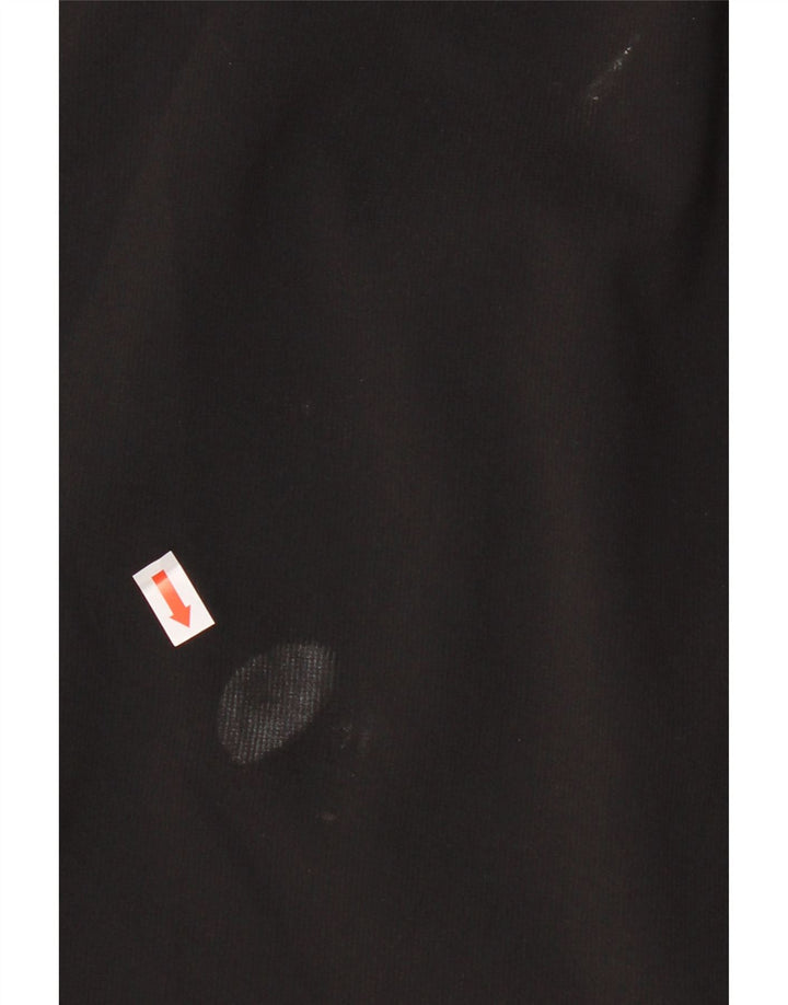 Shorts esportivos masculinos Adidas médio preto poliéster