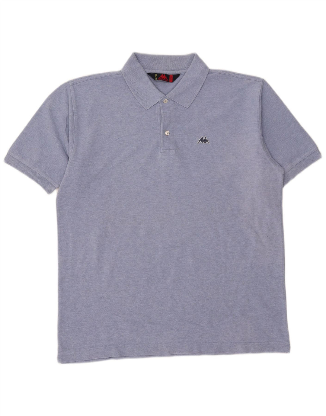 Camisa polo masculina KAPPA grande algodão azul