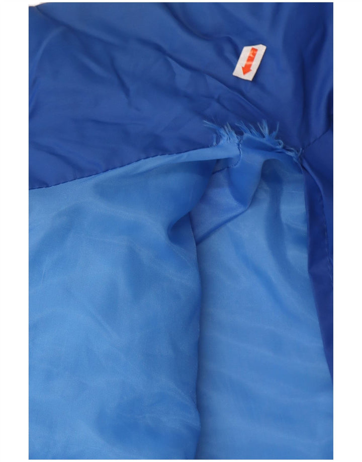 Jaqueta masculina acolchoada gráfica MACROSS UK 46 3XL azul