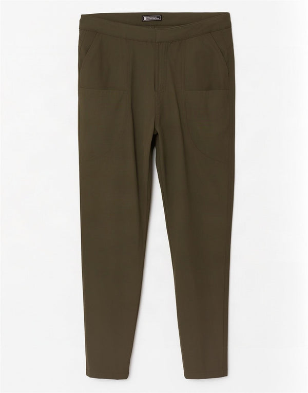 Calça cargo slim masculina Mountain Warehouse W30 L28 poliamida cáqui