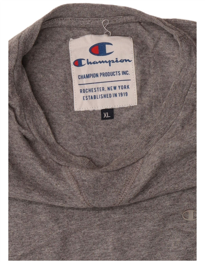 CHAMPION Top feminino manga comprida UK 18 XL cinza