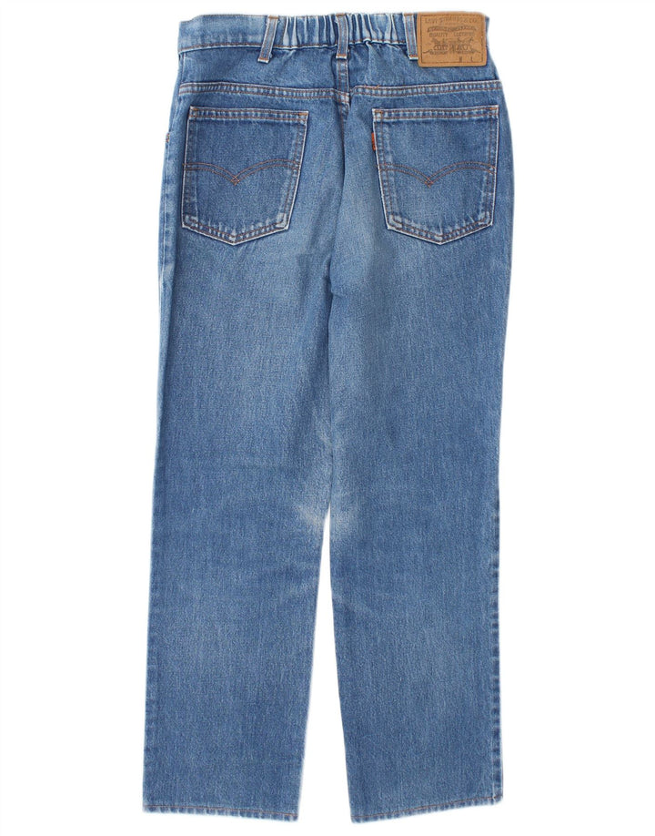 Jeans retos femininos Levi's W34 L26 algodão azul