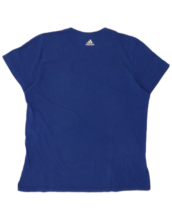Camiseta Adidas Masculina Graphic Top XL Azul Algodão
