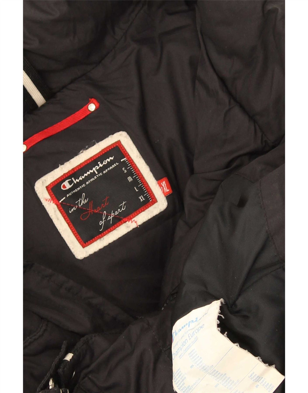 Jaqueta acolchoada feminina Champion UK 18 XL poliéster preto