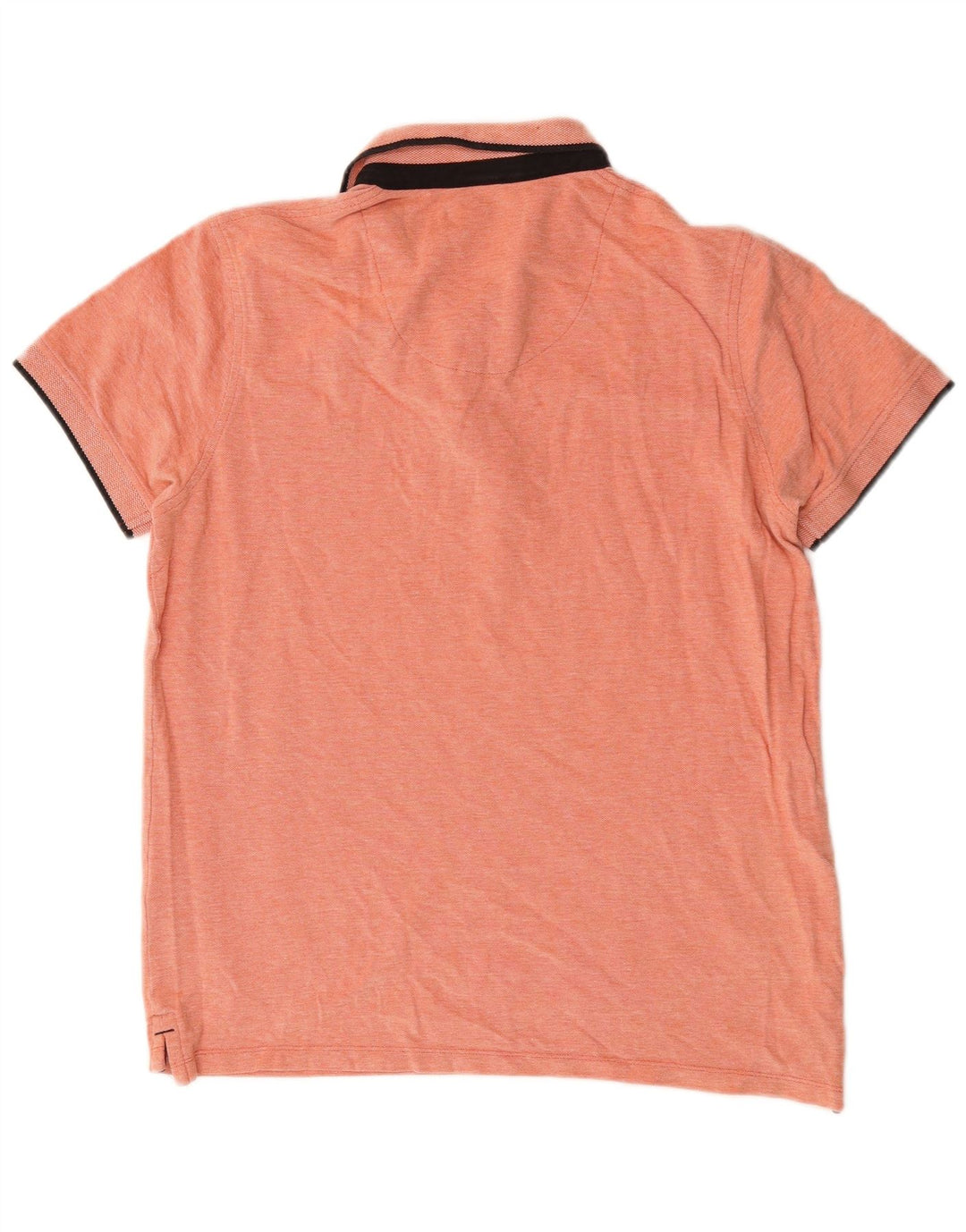 Camisa polo masculina Jack & Jones grande algodão laranja