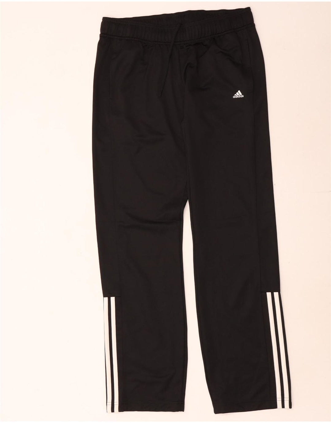 Calça de treino feminina Adidas UK 12/14 médio preto poliéster