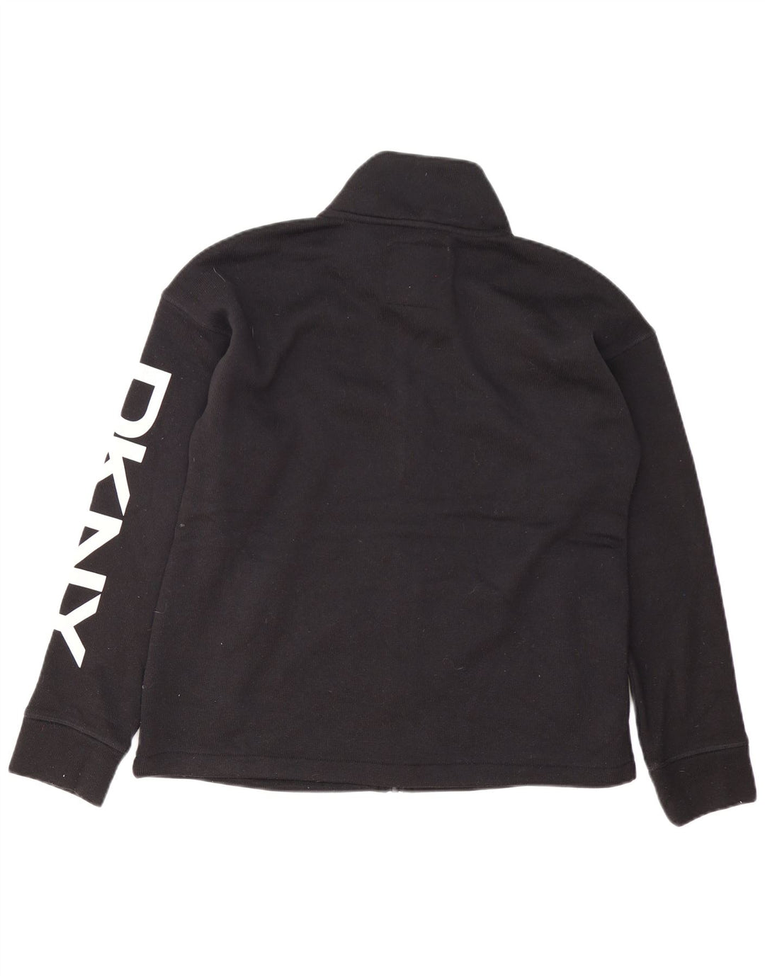 Dkny Mens Graphic Tracksuit Top Jaqueta Médio Poliéster Preto