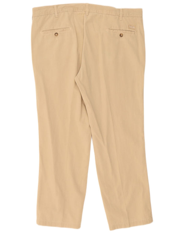 Calça Chino Carrera Masculina Regular Fit W40 L28 Algodão Bege
