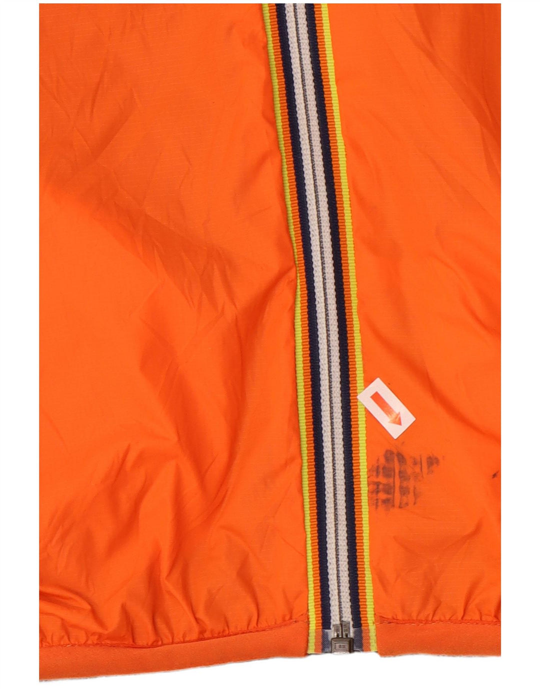 Jaqueta masculina reversível com capuz K-WAY UK 36 poliamida cinza pequena