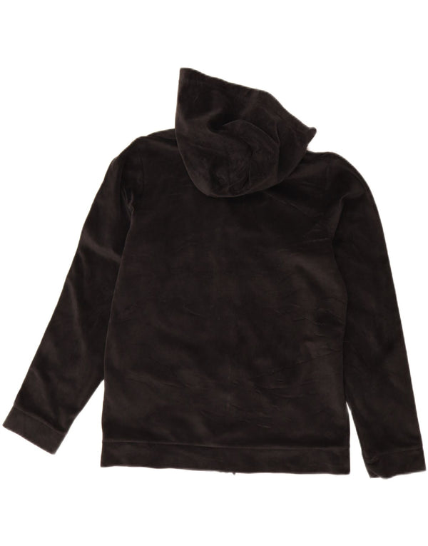 Suéter com capuz CONVERSE Boys Graphic Velour Zip 13-14 anos XL preto