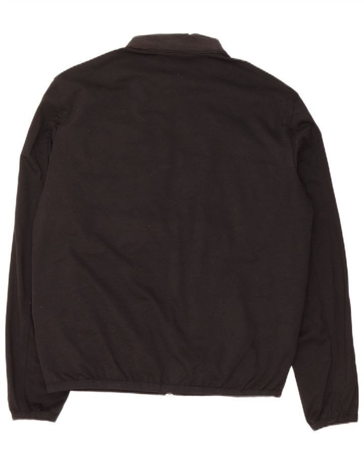 Jaqueta acolchoada masculina ZARA UK 38 poliéster preto médio