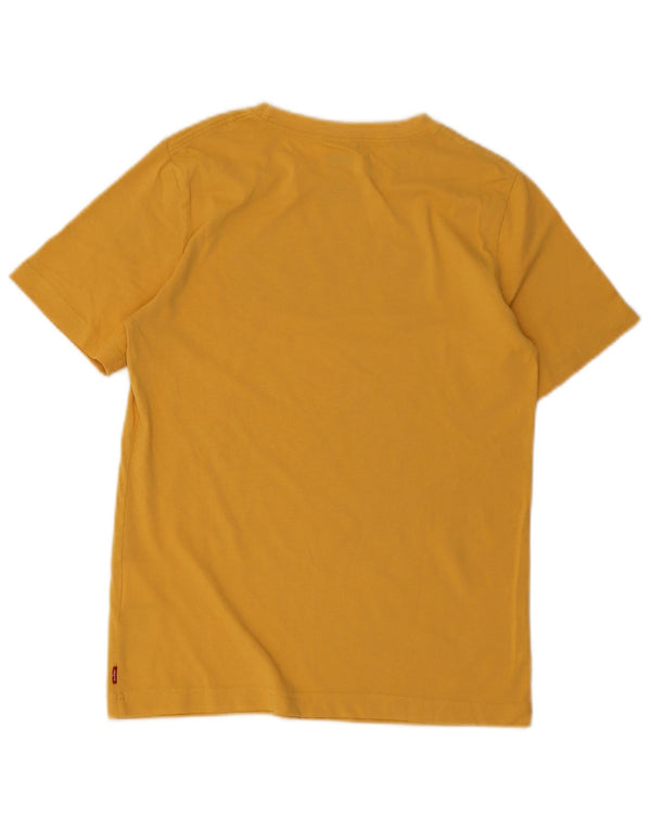 Camiseta Levi's Boys Graphic 13-14 Anos Algodão Amarelo