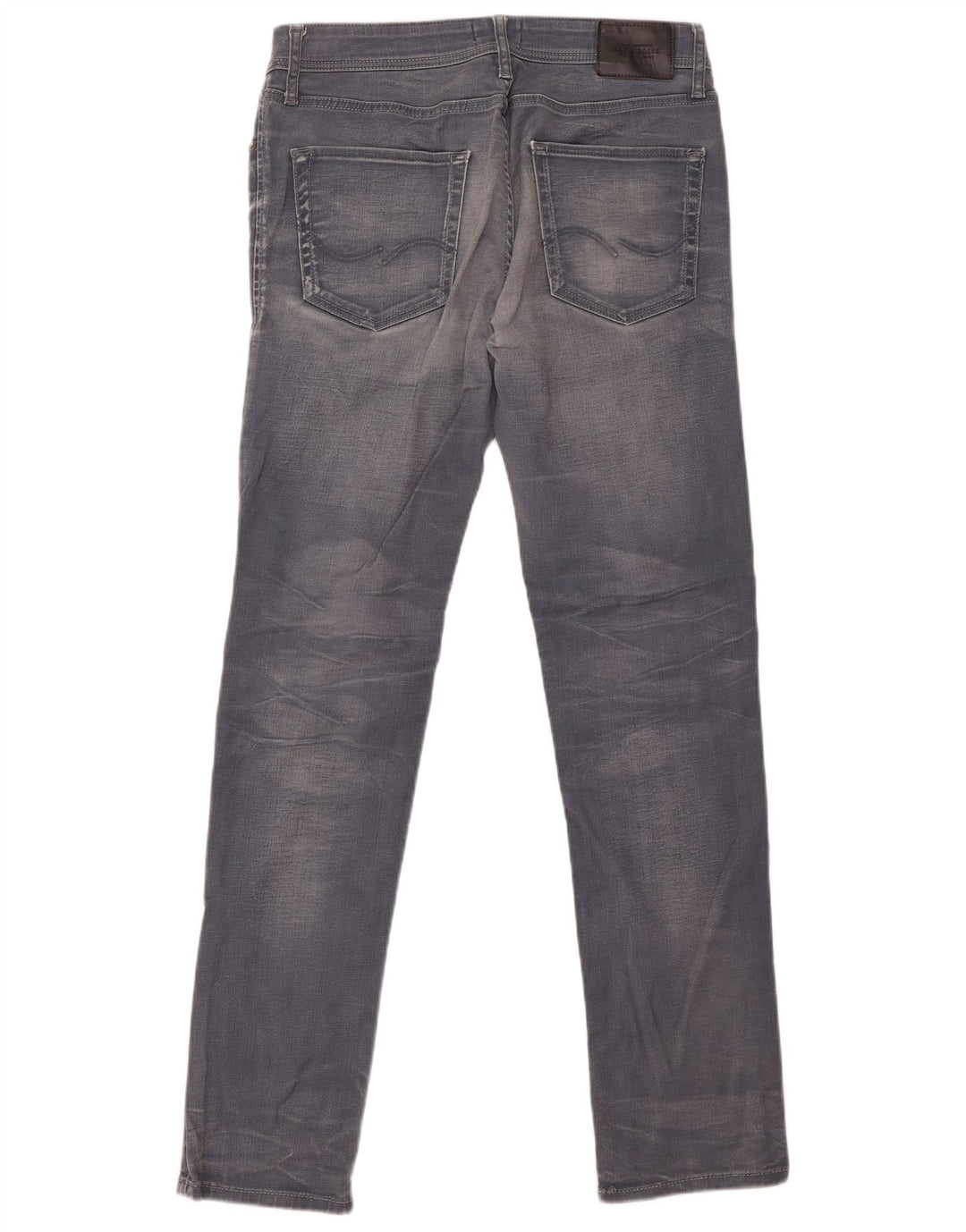 Jack & Jones Masculino Tim Slim Jeans W34 L34 Cinza Algodão