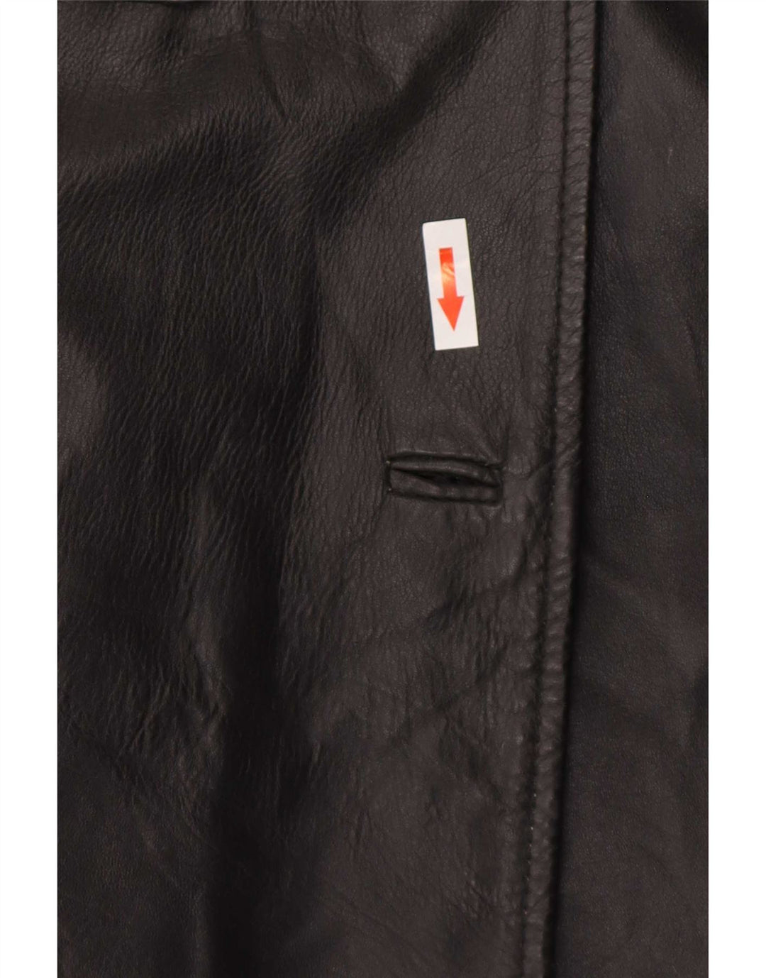 Casaco de couro feminino Sitelli IT 42 médio preto