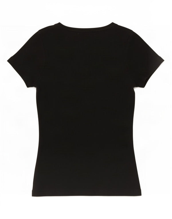 Camiseta feminina MINT VELVET UK 8 pequena preta