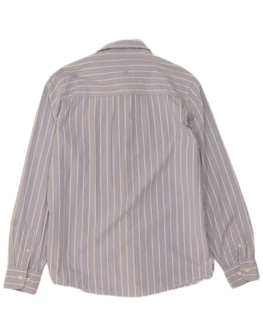 Camisa masculina FAT FACE grande algodão listrado azul