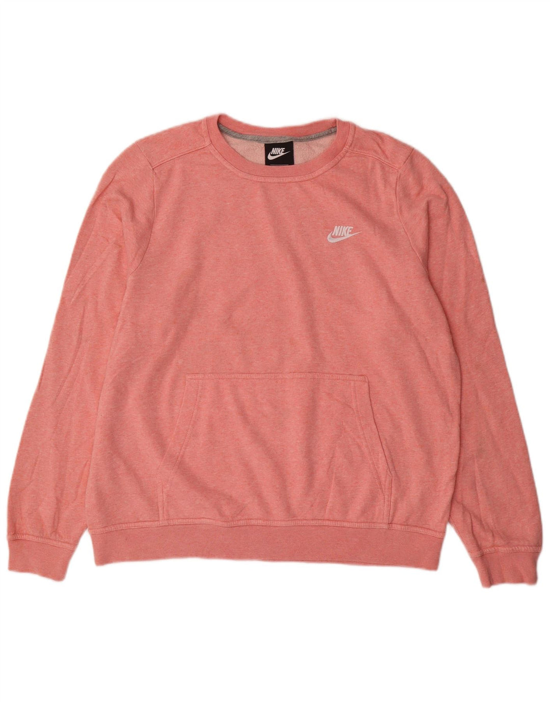 Moletom feminino Nike Jumper UK 16 grande rosa manchado