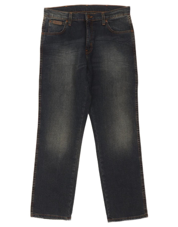 Wrangler Masculino Texas Stretch Straight Jeans W32 L30 Azul Marinho
