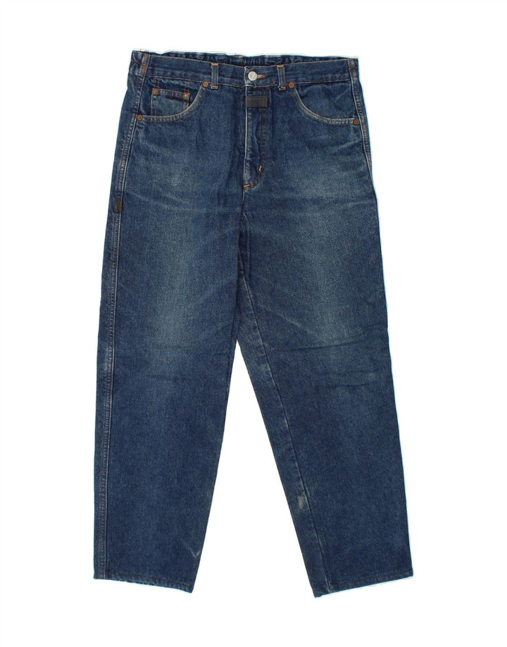 VINTAGE Womens Tapered Jeans W32 L26  Blue Cotton Vintage Vintage and Second-Hand Vintage from Messina Hembry 