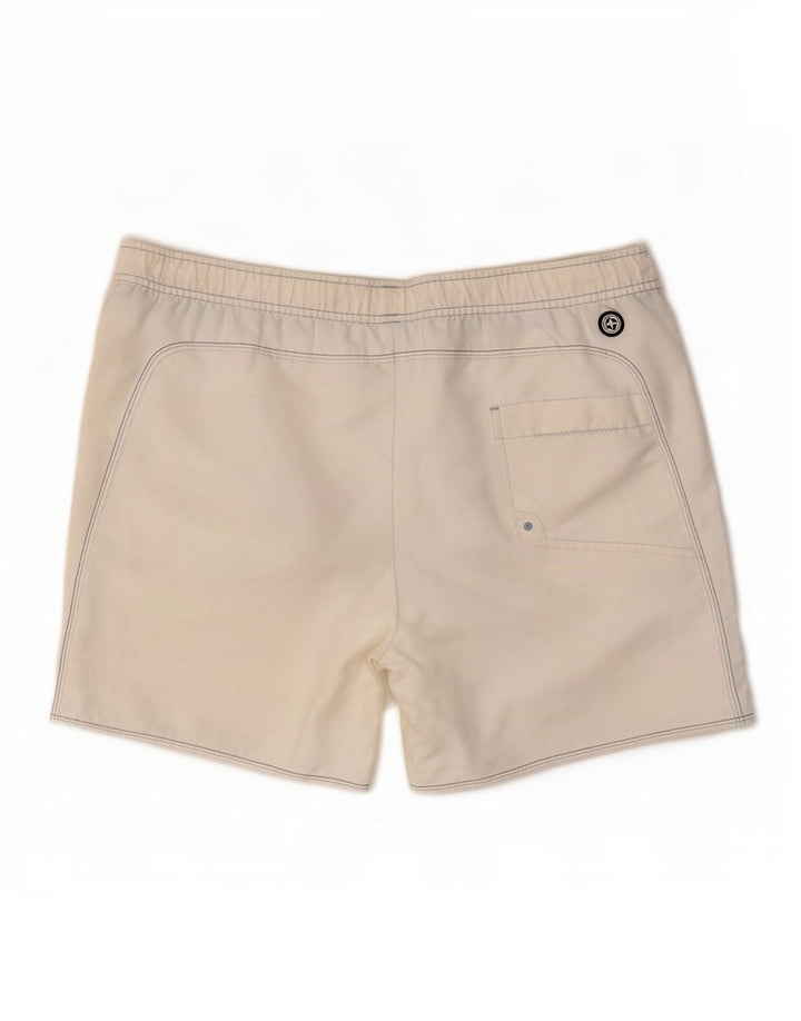 Calção de banho masculino gráfico Colmar IT 52 grande poliéster branco