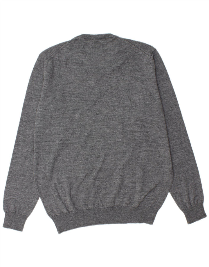 Suéter masculino Dack com decote em V 2XL lã cinza