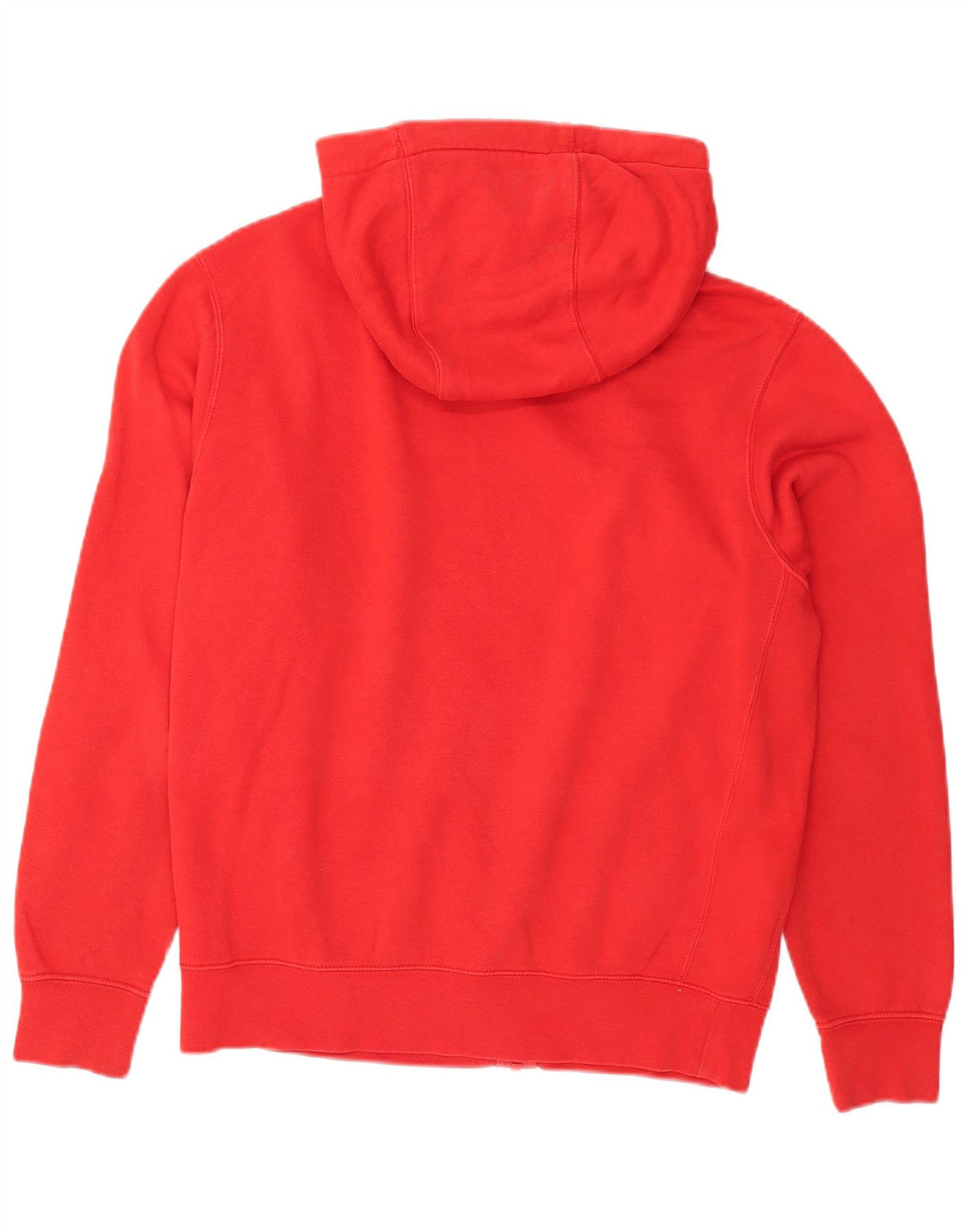 Suéter Nike masculino com capuz e zíper pequeno algodão vermelho