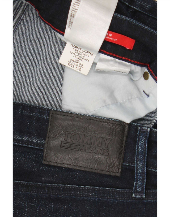 Tommy Hilfiger Masculino Ryan Regular Bootcut Jeans W32 L27 Azul Algodão