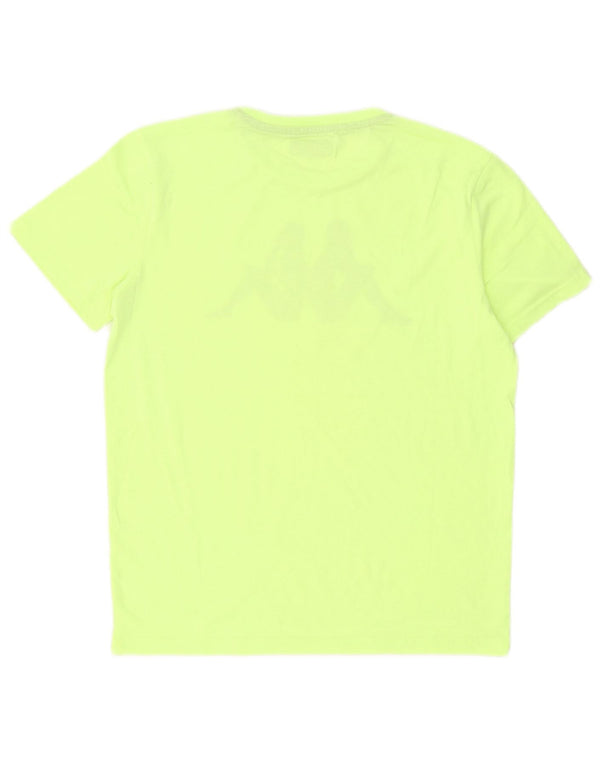 Camiseta gráfica masculina Kappa Top verde médio