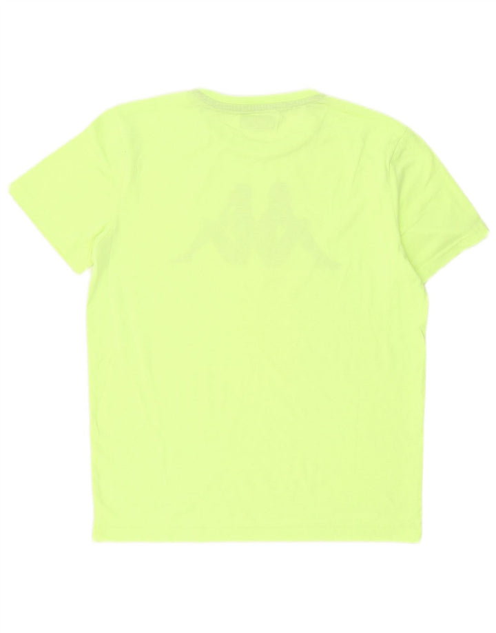 Camiseta gráfica masculina Kappa Top verde médio