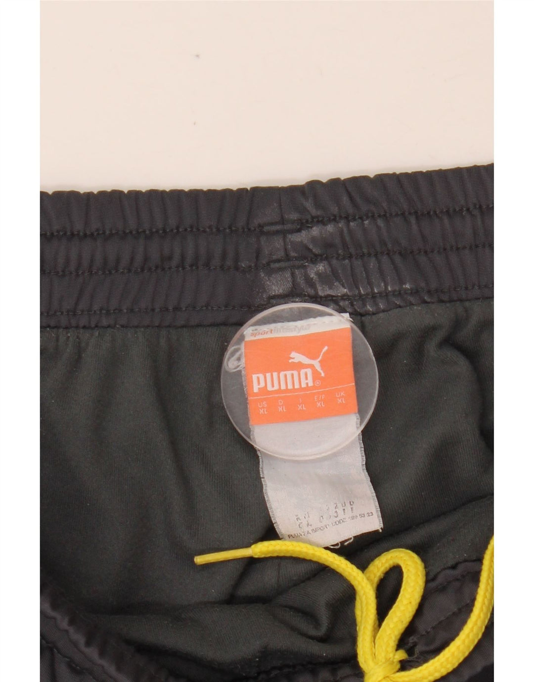 Calça de treino PUMA masculina BVB Dortmund XL cinza colorblock