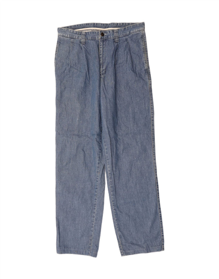 Jeans retos femininos vintage W33 L34 azul