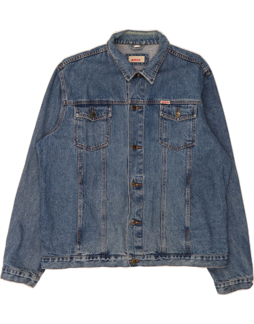 Jaqueta jeans masculina JEAXXS Reino Unido 46 3XL azul