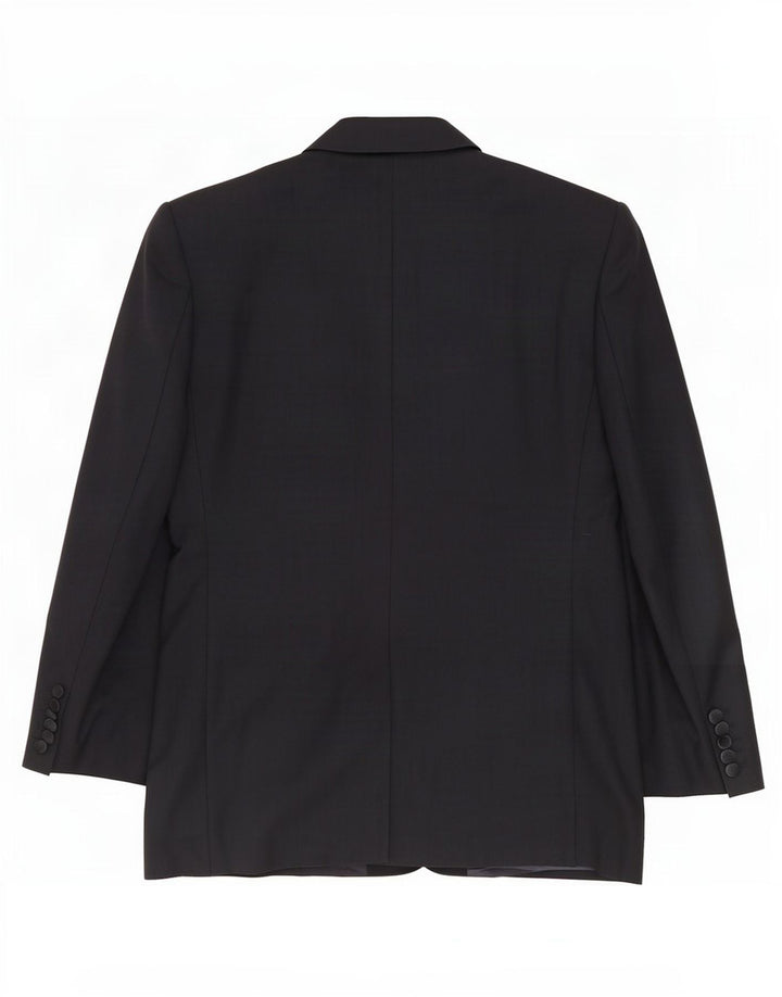 Jaqueta blazer masculina de 2 botões Marks & Spencer Reino Unido 40 azul marinho médio