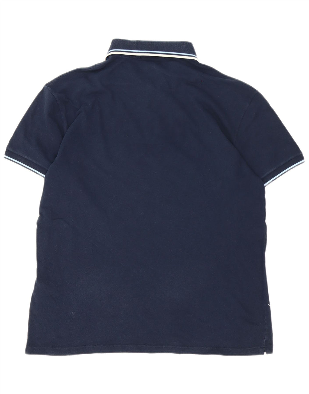 Camisa polo masculina Fred Perry grande algodão azul marinho